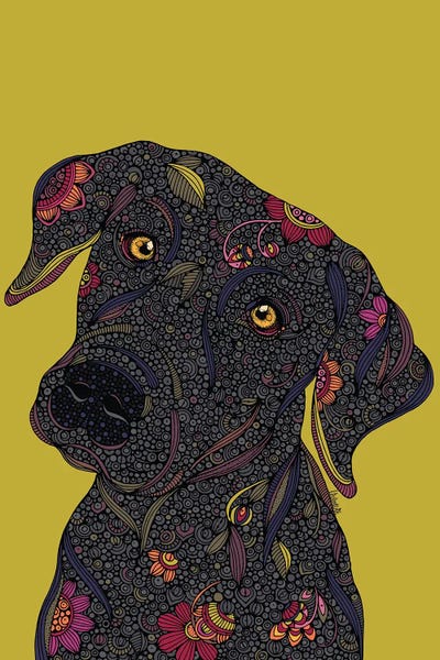 Rocco The Lab by Valentina Harper framed wall art