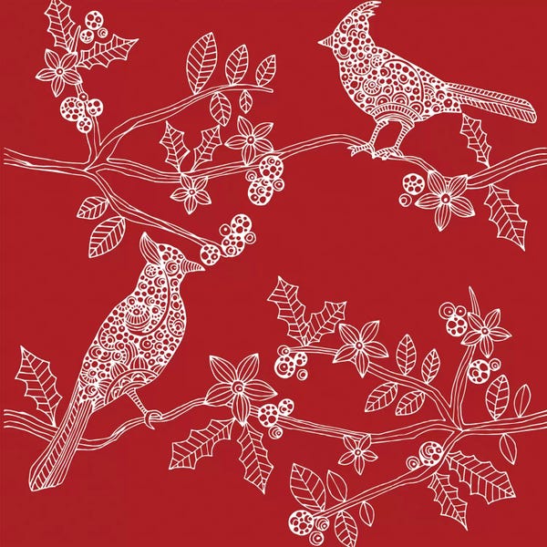 Cardinals: Christmas Birds by Valentina Harper