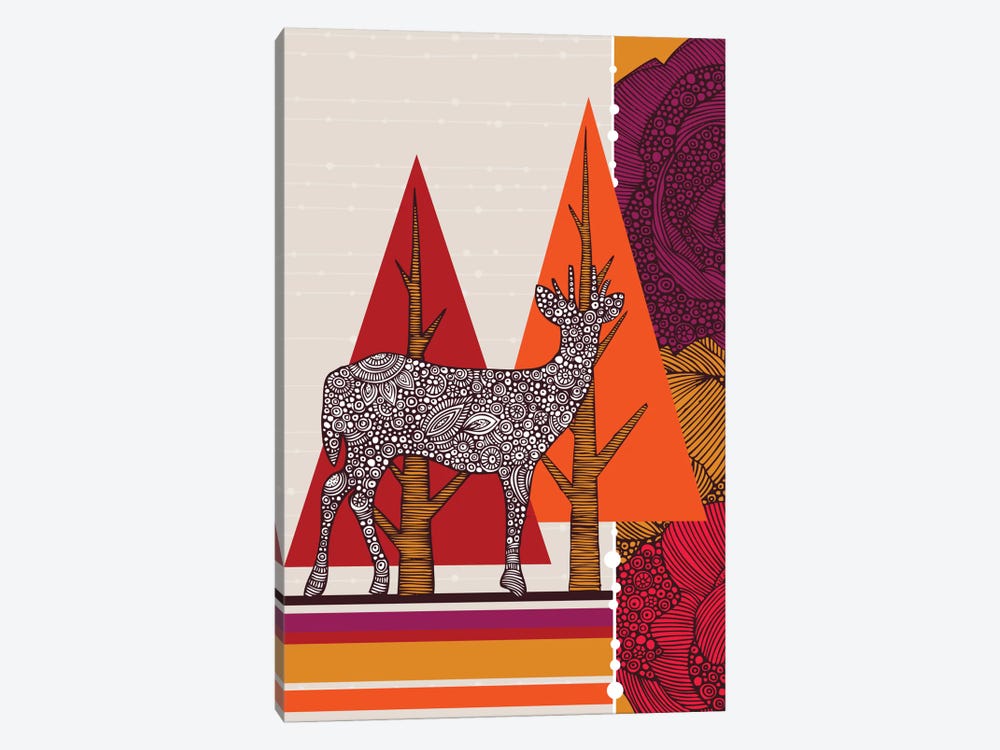 Deer In Woodland by Valentina Harper 1-piece Art Print