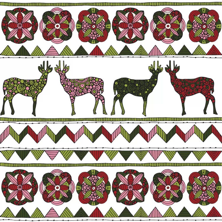 Deer Pattern I by Valentina Harper wall art