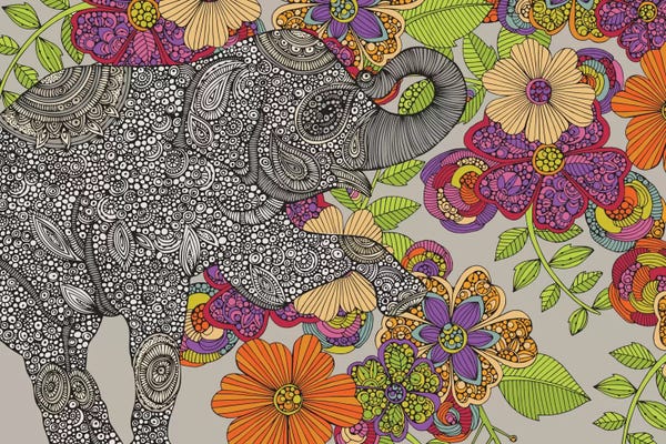 Folksy Fauna: Elephant Puzzle by Valentina Harper