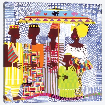 We Are African People Canvas Print #VAR5} by Varnette Honeywood Canvas Art Print