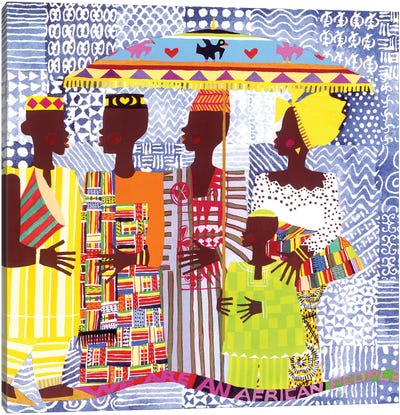 We Are African People Canvas Art Print - African Décor