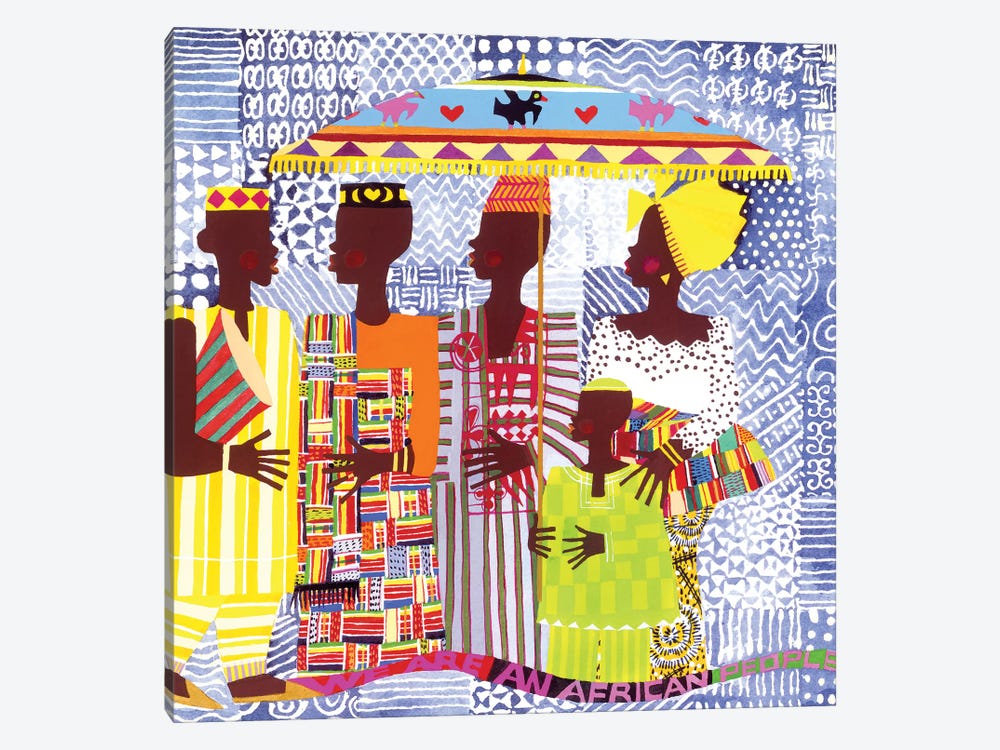 We Are African People by Varnette Honeywood 1-piece Canvas Print