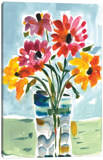 A Floral Gift Canvas Art Print