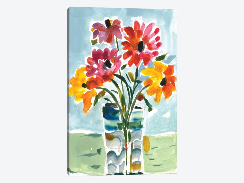 A Floral Gift by Vas Athas 1-piece Canvas Artwork
