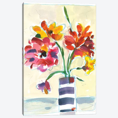 Blooming At Home Canvas Print #VAS4} by Vas Athas Canvas Art