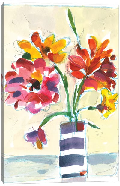 Blooming At Home Canvas Art Print
