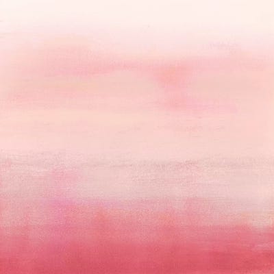 Apricot Ombre II by Victoria Borges framed canvas print