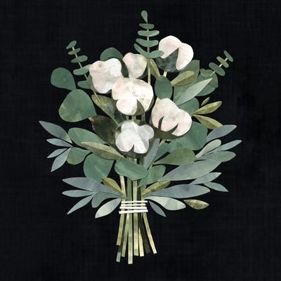 Cut Paper Bouquet I by Victoria Borges art print