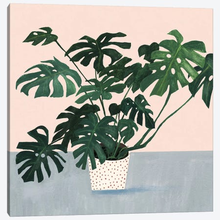 Houseplant III Canvas Print #VBO141} by Victoria Borges Canvas Artwork