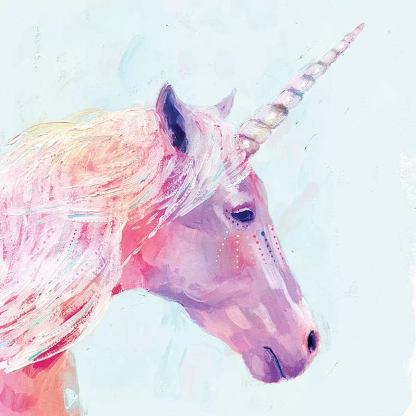 Kids Art Girls: Mystic Unicorn I by Victoria Borges