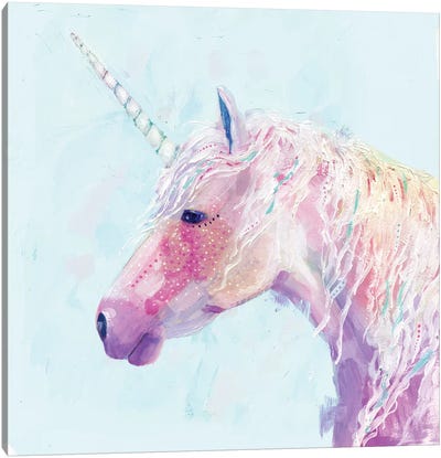 Mystic Unicorn II Canvas Art Print - Art for Girls
