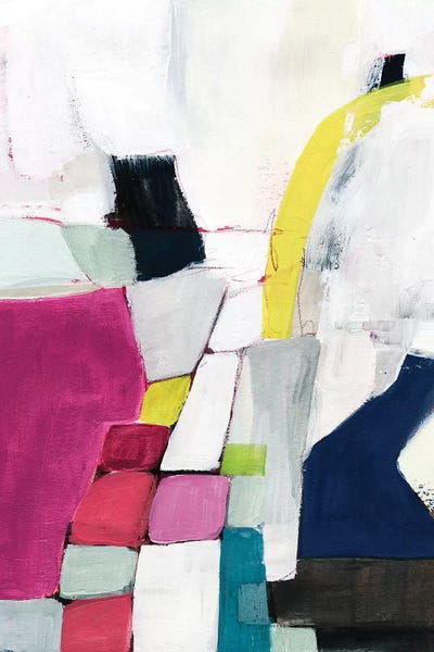 Bevy I by Victoria Borges framed canvas print