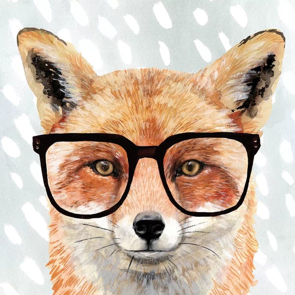 Foxes: Four-eyed Forester I by Victoria Borges