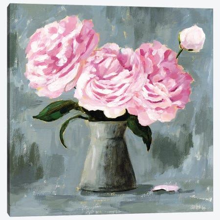 Peony Study II Canvas Print #VBO250} by Victoria Borges Canvas Artwork