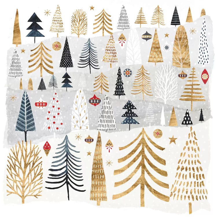Christmas Chalet III by Victoria Borges wall art