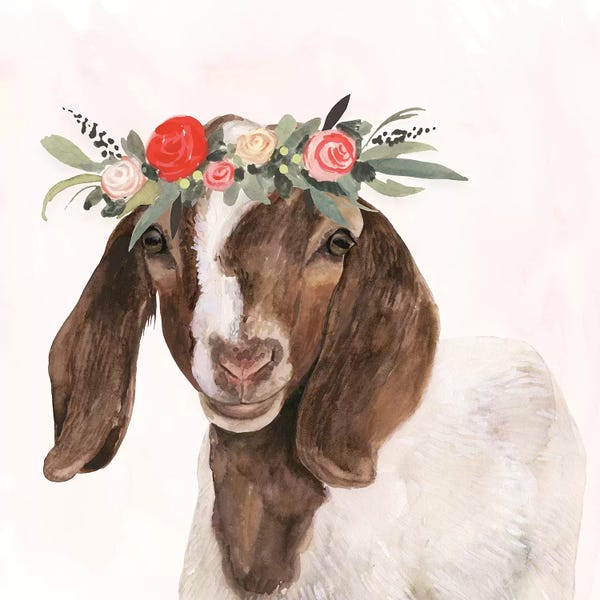 Goats: Garden Goat II by Victoria Borges