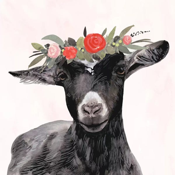 Goats: Garden Goat III by Victoria Borges