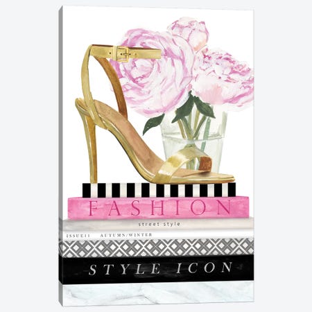 Get Glam I Canvas Print #VBO308} by Victoria Borges Canvas Art