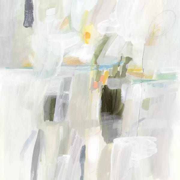 Mid-Century Modern Living Room: Sun Drops I by Victoria Borges