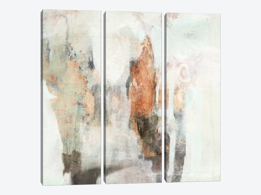 Burnished Mint II by Victoria Borges 3-piece Canvas Print