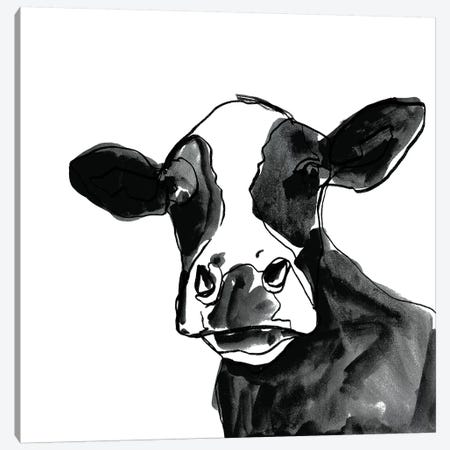 Cow Contour I Canvas Print #VBO415} by Victoria Borges Canvas Print