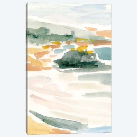 Golden Coast I Canvas Print #VBO424} by Victoria Borges Canvas Art