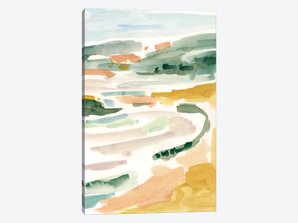 Golden Coast II by Victoria Borges 1-piece Canvas Art Print
