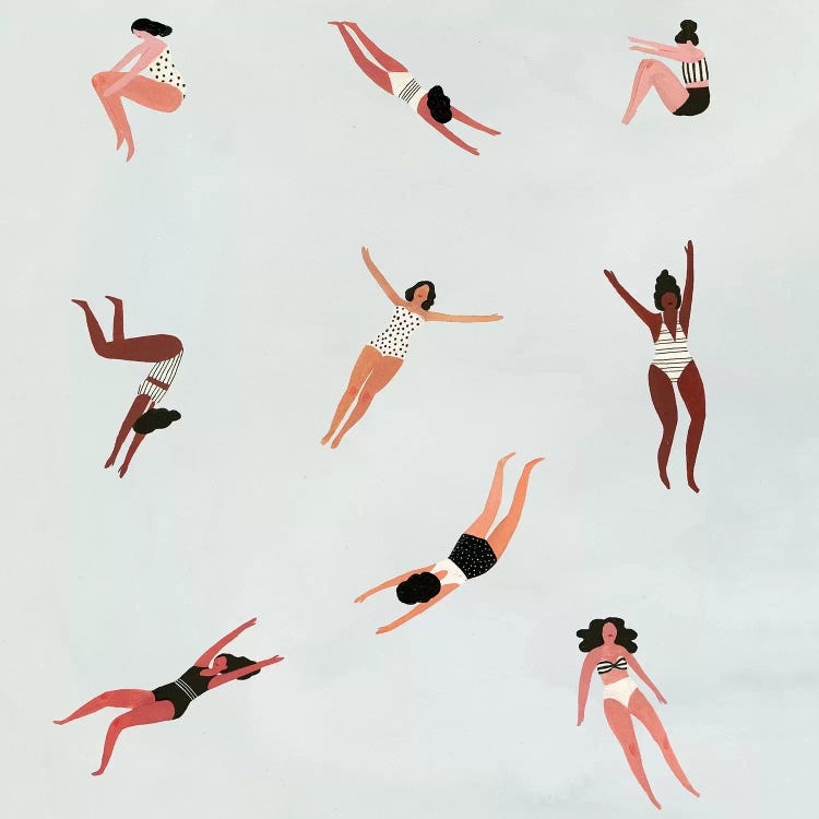 Minnows I by Victoria Borges wall art