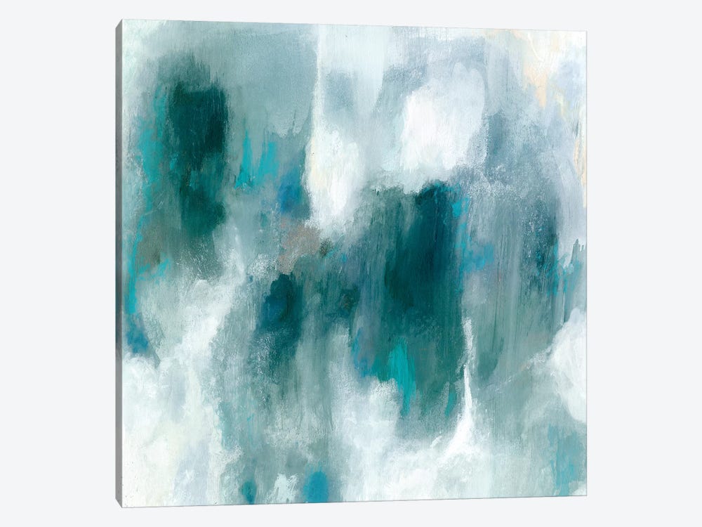 Teal Tempest I by Victoria Borges 1-piece Canvas Wall Art