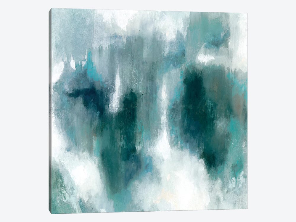 Teal Tempest II by Victoria Borges 1-piece Canvas Print