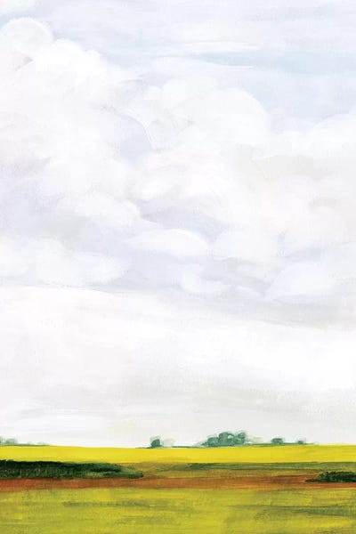 Field Walk I by Victoria Borges framed canvas print