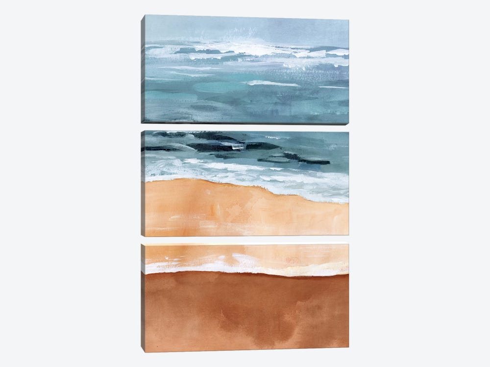 Shore Layers I by Victoria Borges 3-piece Canvas Artwork