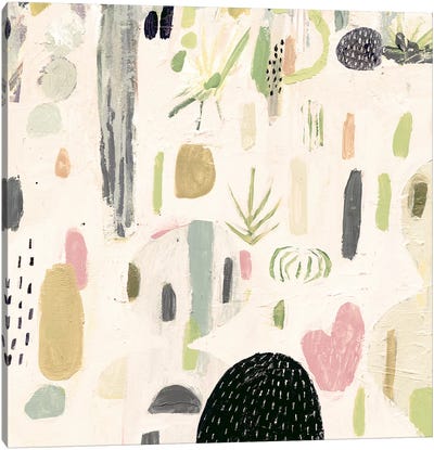 Saguaro Playground II Canvas Art Print - Victoria Borges