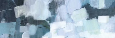 Blue Deluge I by Victoria Borges framed canvas print