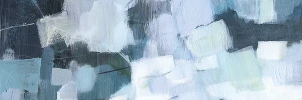 Black & White & Blue: Blue Deluge I by Victoria Borges