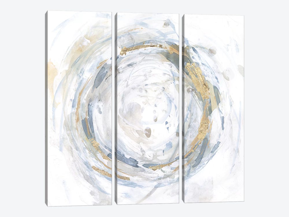 Halcyon Whirl II by Victoria Borges 3-piece Canvas Wall Art