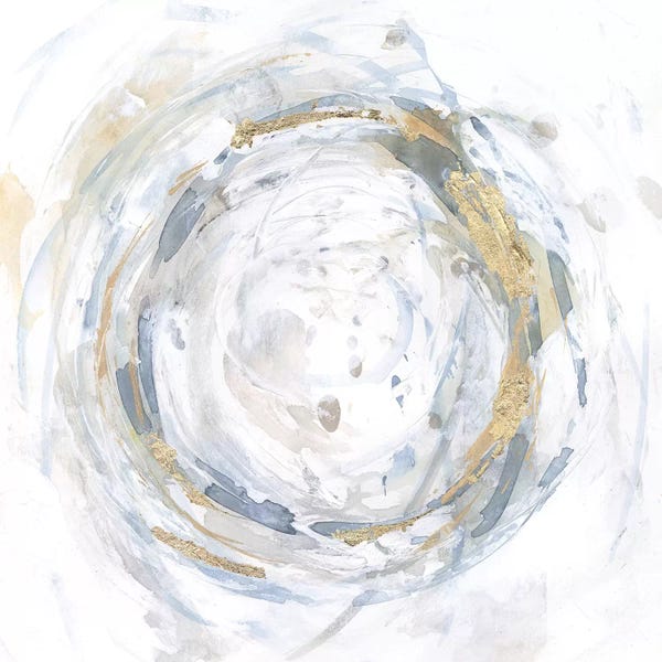 Large Modern Art - Canvas Prints: Halcyon Whirl II by Victoria Borges