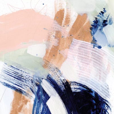 Lanikai I by Victoria Borges framed canvas print