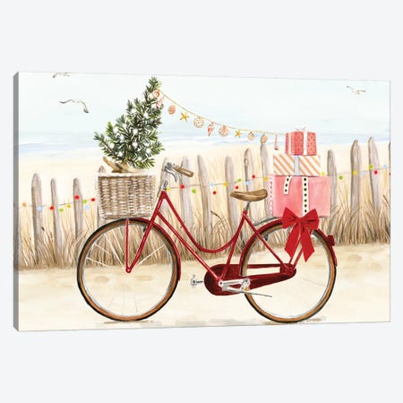 Christmas Coast Collection A Canvas Print #VBO667} by Victoria Borges Canvas Artwork