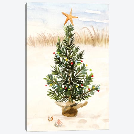 Christmas Coast Collection B Canvas Print #VBO668} by Victoria Borges Art Print