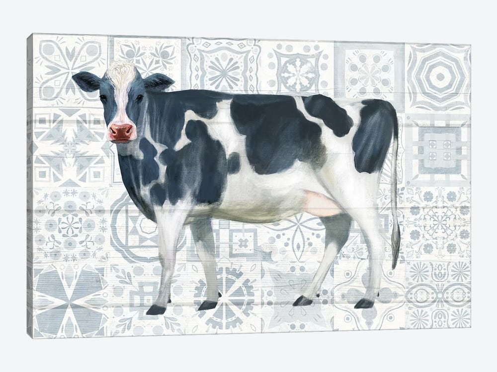 Patriotic Farm Collection A by Victoria Borges 1-piece Canvas Wall Art