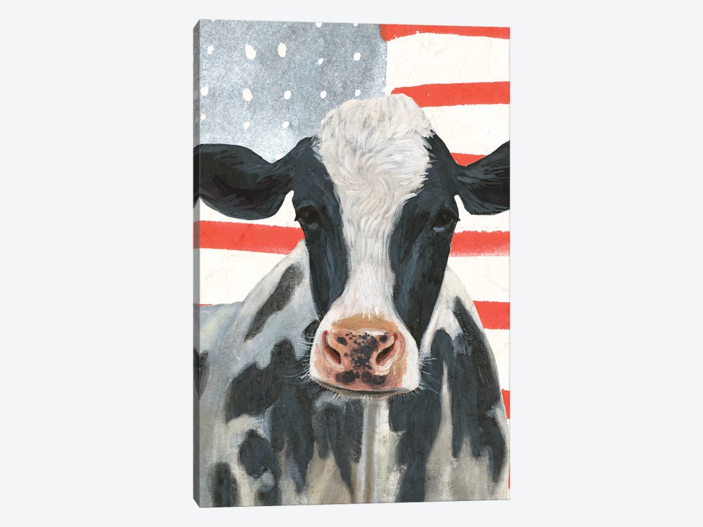 Patriotic Farm Collection B by Victoria Borges 1-piece Art Print