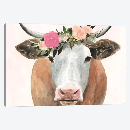 Spring on the Farm Collection A Canvas Print #VBO729} by Victoria Borges Canvas Artwork