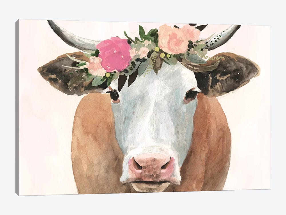 Spring on the Farm Collection A by Victoria Borges 1-piece Art Print