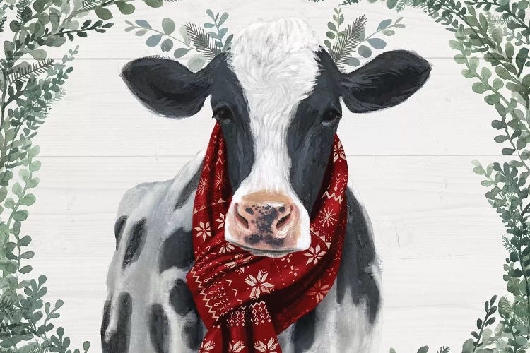 Yuletide Farm Collection A by Victoria Borges wall art