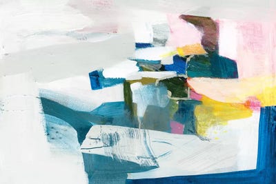 Costa II by Victoria Borges framed canvas print