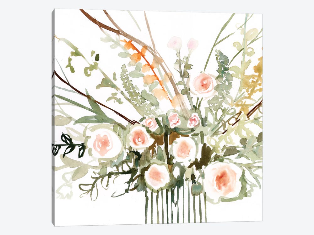 Foraged Flowers II by Victoria Borges 1-piece Canvas Print