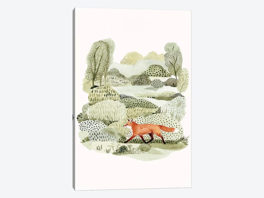 Fox Glen II by Victoria Borges 1-piece Canvas Print